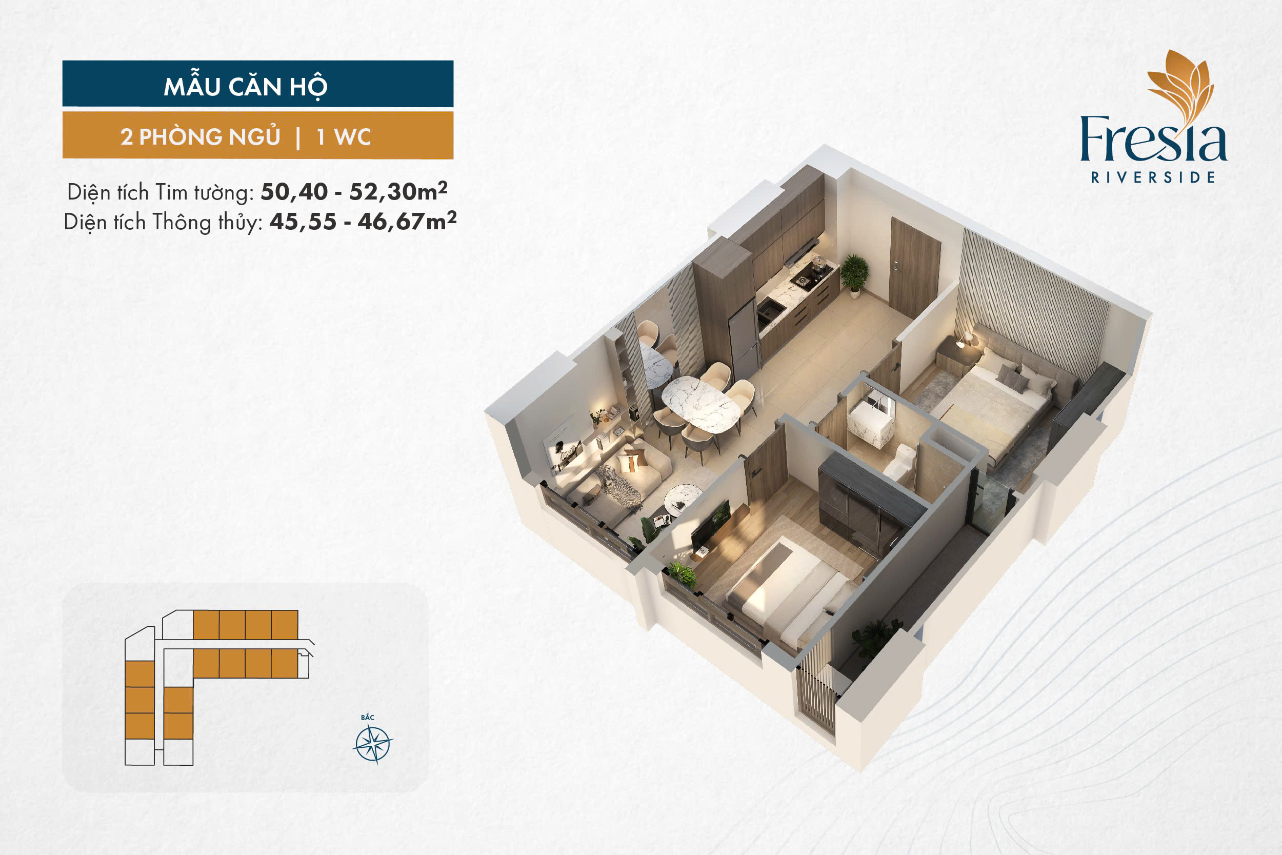 Fresia riverside căn hộ ven sông sinh lời nhanh, đầu tư giai đoạn 1 giá f0 CĐT - Ảnh chính